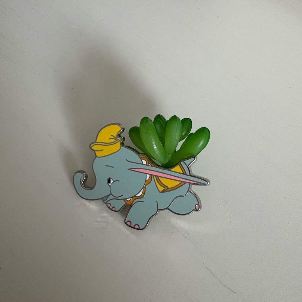 Disneys Dumbo Pin with Succulent plant